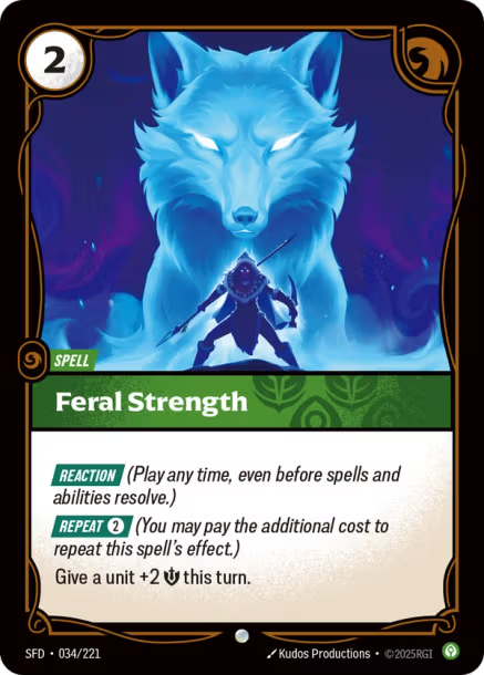 Feral Strength - 034/221 - C Calm
