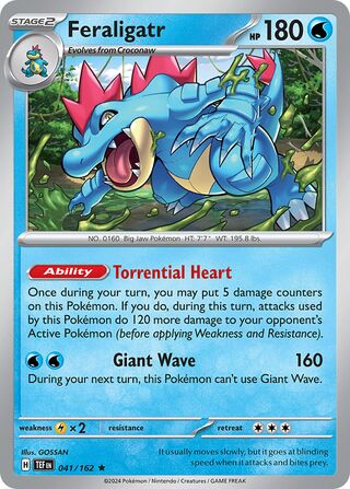 Feraligatr - 041/162 - Temporal Forces 