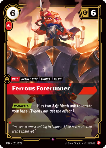 Ferrous Forerunner - 021/221 - R Fury