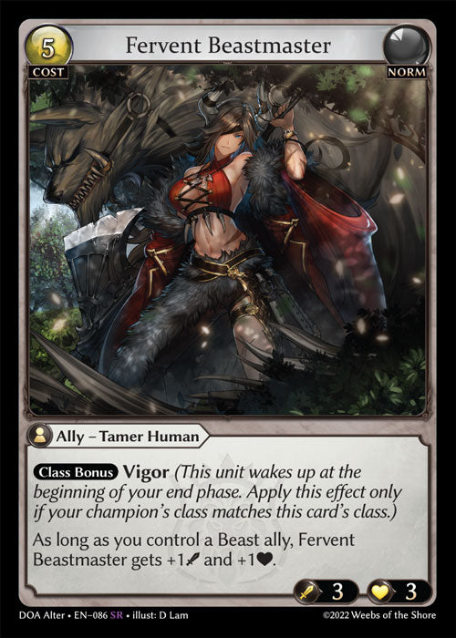 Fervent Beastmaster - Dawn of Ashes