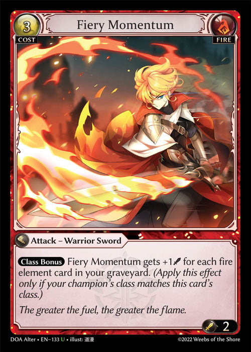 Fiery Momentum - Dawn of Ashes