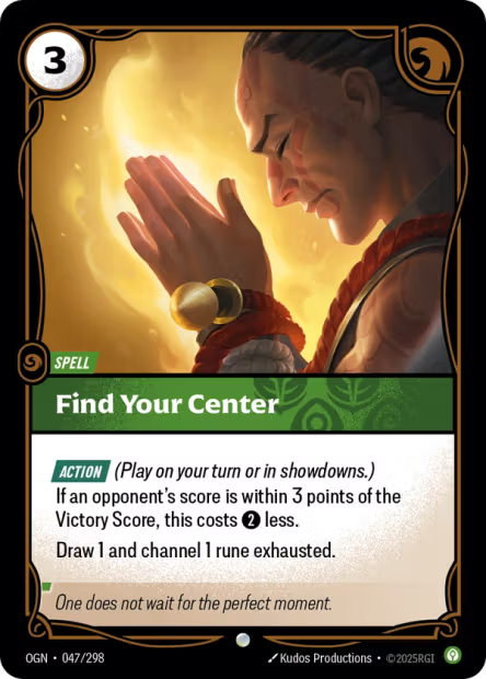 Find Your Center - 047/298 - C Calm