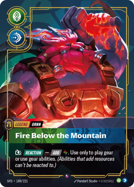 Fire Below the Mountain - 189/221 - R Calm/Mind
