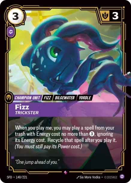 Fizz, Trickster - 140/221 - R Chaos