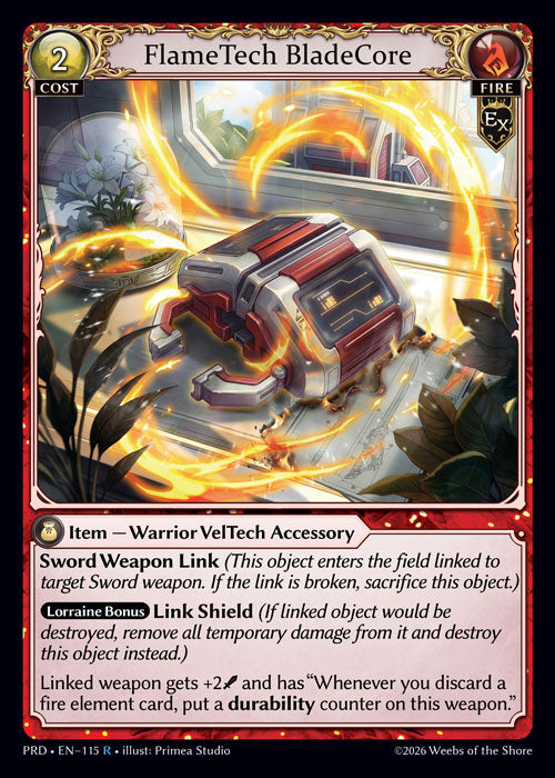 FlameTech BladeCore - .asphodel/paradise - R Fire