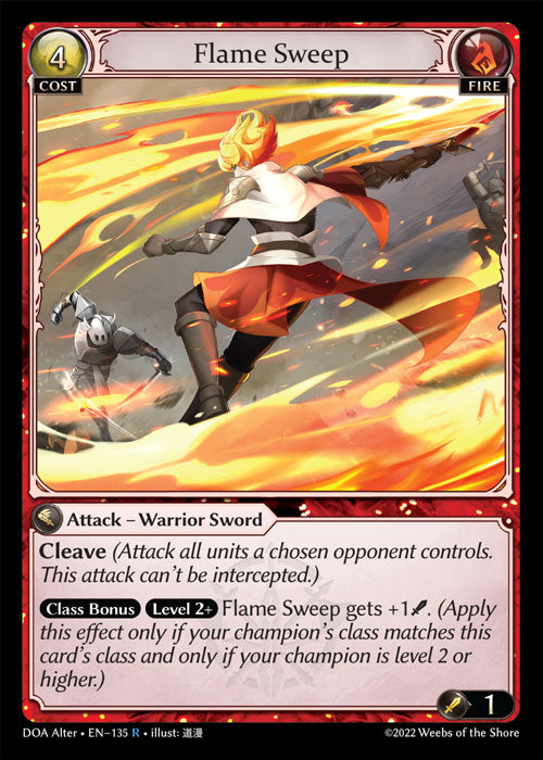 Flame Sweep - Dawn of Ashes
