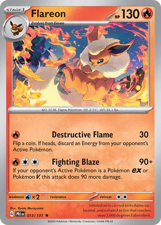 Flareon - 013/131- Prismatic Evolutions