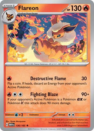 Flareon - 136/165 - 151 
