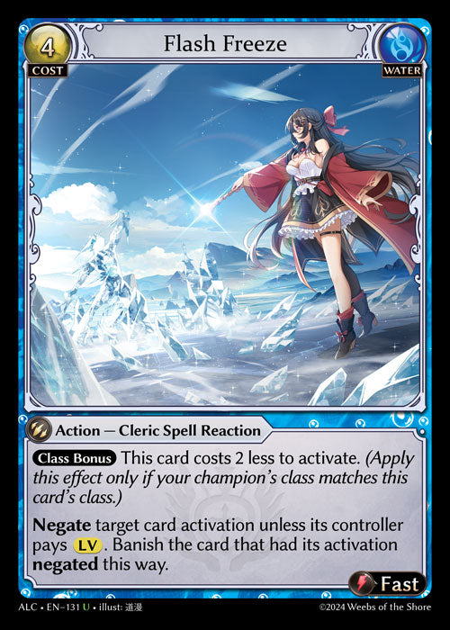 Flash Freeze - Alchemical Revolution -  U Water