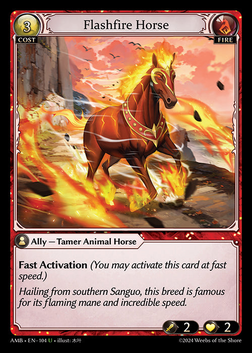 Flashfire Horse - Mortal Ambition -  U Fire