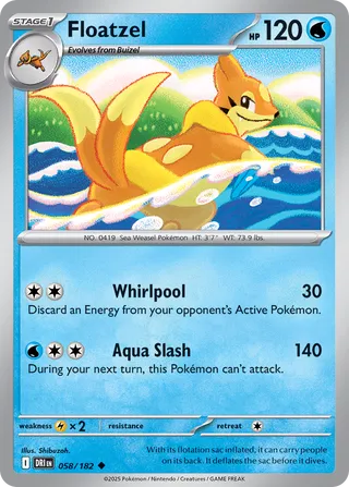 Floatzel - 058/182 - Destined Rivals
