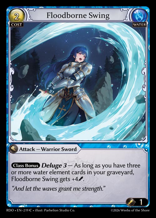 Floodborne Swing - Radiant Origins - C Water
