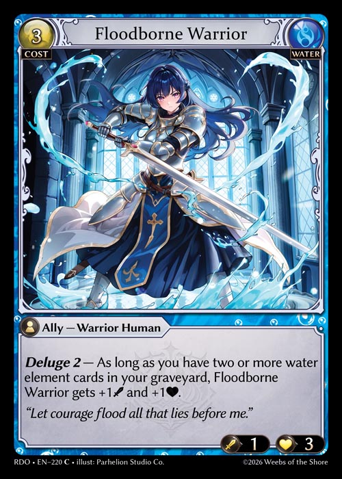 Floodborne Warrior - Radiant Origins - C Water
