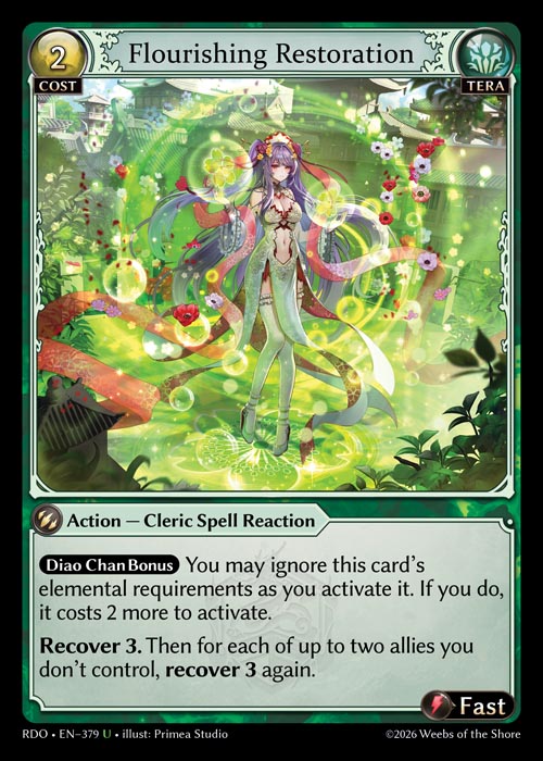 Flourishing Restoration - Radiant Origins - U Tera