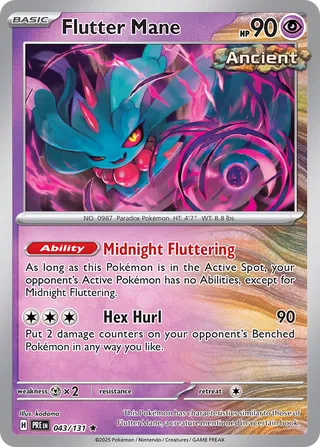 Flutter Mane - 043/131- Prismatic Evolutions