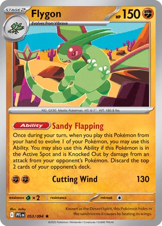 Flygon - 053/094 - Phantasmal Flames