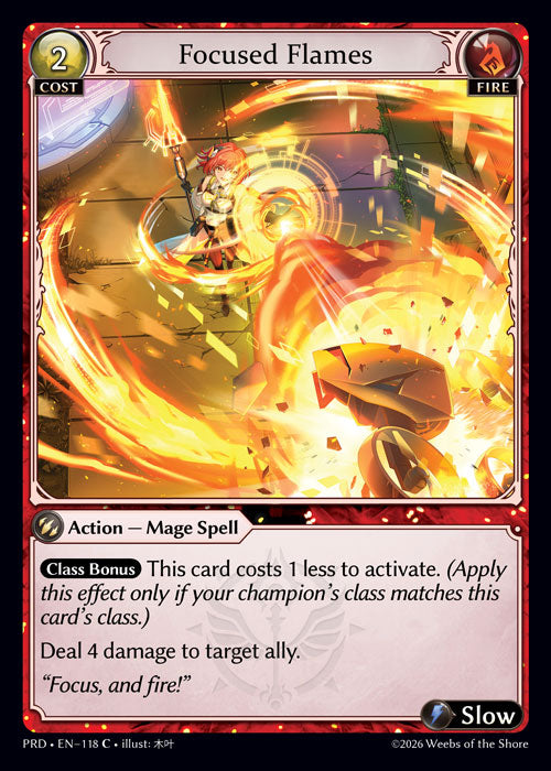 Focused Flames - .asphodel/paradise - C Fire