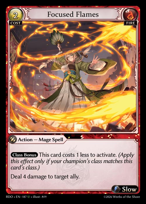 Focused Flames - Radiant Origins - U Fire