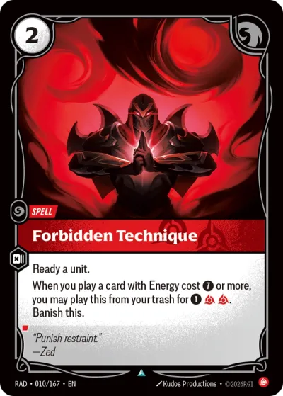 Forbidden Technique - 010/167 - U Fury