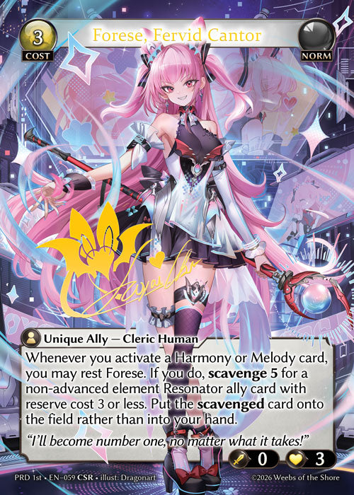  Forese, Fervid Cantor (CSR) - .asphodel/paradise