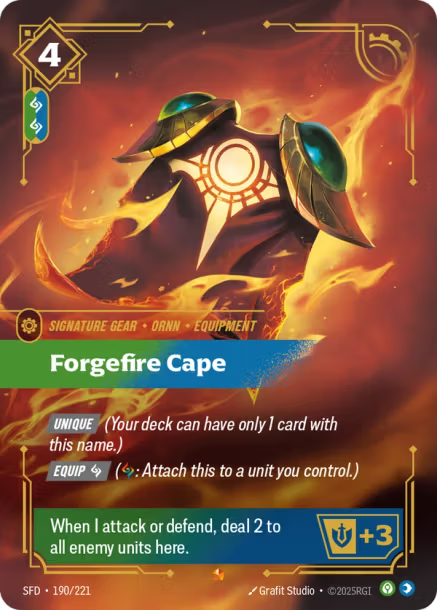 Forgefire Cape - 190/221 - Epic Calm/Mind