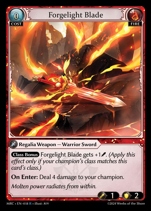 Forgelight Blade - Mercurial Heart -  R Fire