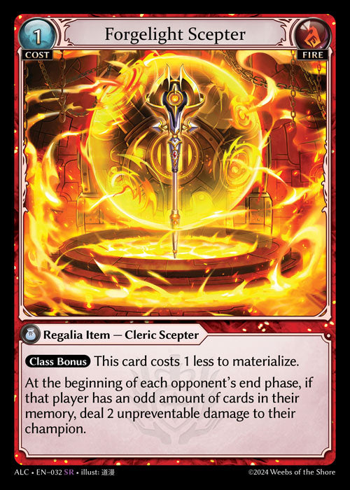 Forgelight Scepter - Alchemical Revolution - SR Fire