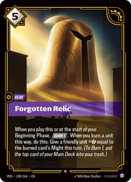 Forgotten Relic - 108/166 - R Chaos