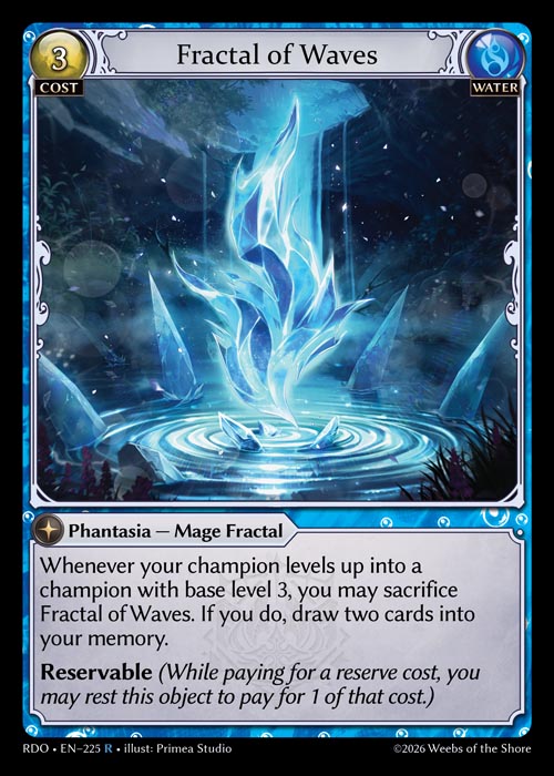 Fractal of Waves - Radiant Origins - R Water