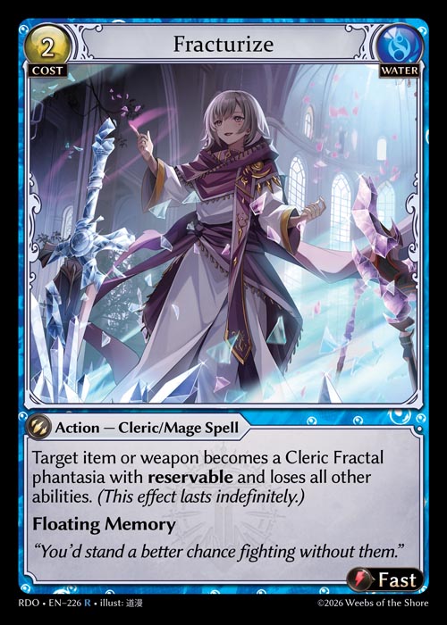Fracturize - Radiant Origins - R Water