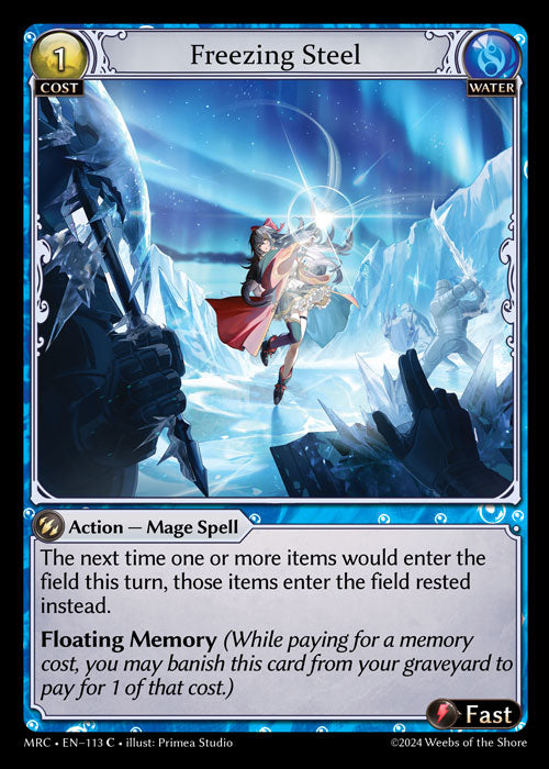 Freezing Steel - Mercurial Heart -  C Water