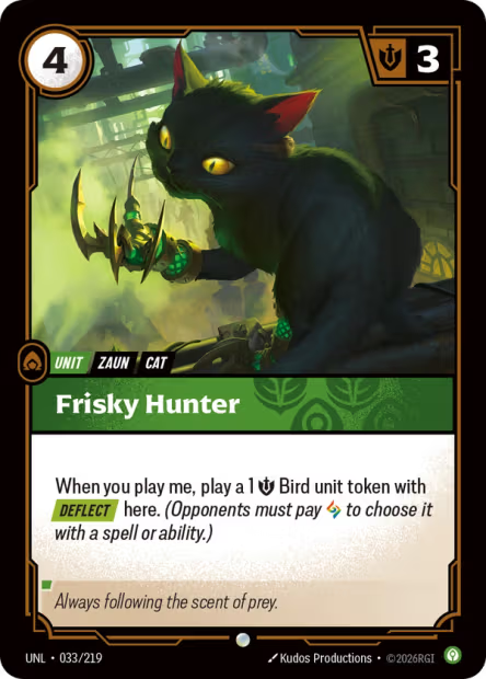 Frisky Hunter - 033/219 - C Calm