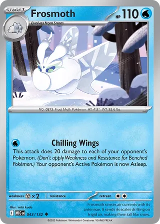 Frosmoth - 043/132 - Mega Evolution