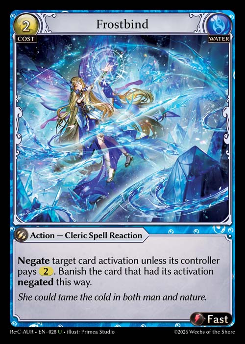 Frostbind - Re:Collection Aurelian Regent - U Water