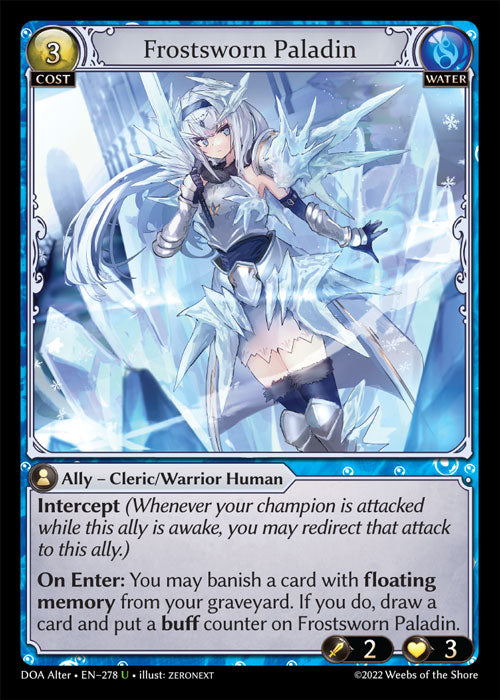 Frostsworn Paladin - Dawn of Ashes