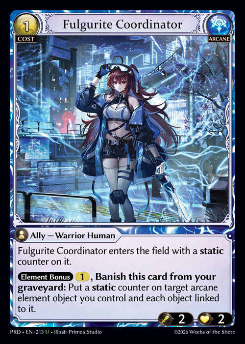 Fulgurite Coordinator - .asphodel/paradise - U Arcane