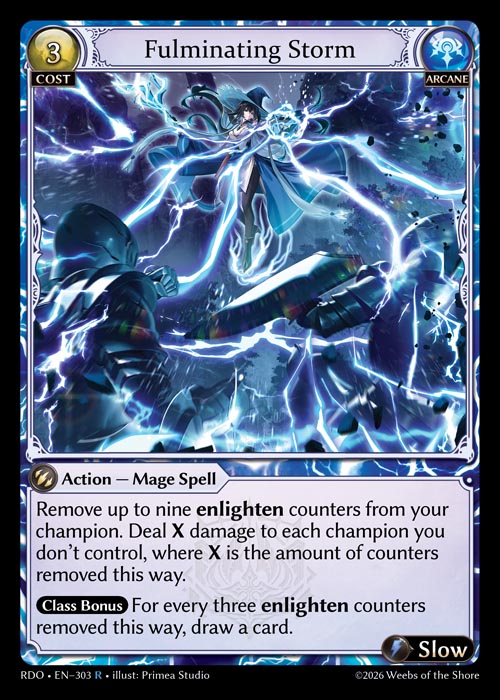 Fulminating Storm - Radiant Origins - R Arcane