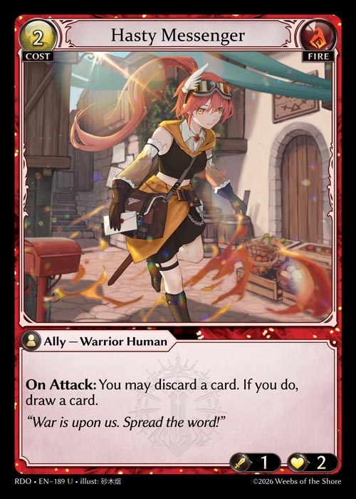 Hasty Messenger - Radiant Origins - U Fire