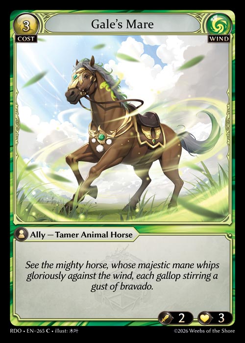 Gale’s Mare - Radiant Origins - C Wind