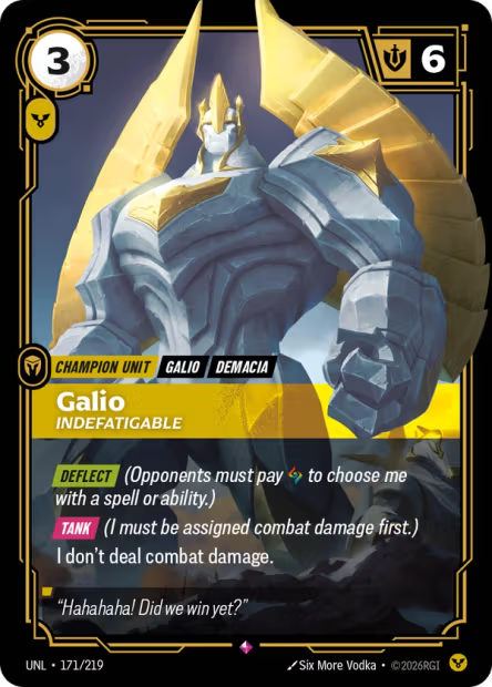 Galio, Indefatigable - 171/219 - R Order