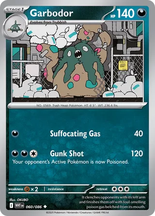 Garbodor - 060/086 - White Flare