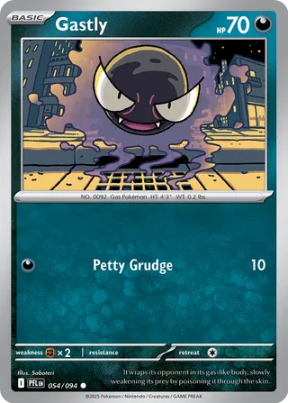 Gastly - 054/094 - Phantasmal Flames