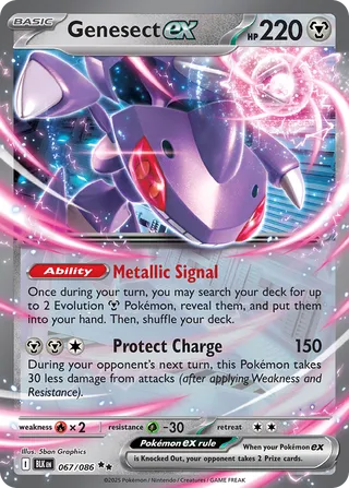 Genesect ex - 067/086 - Black Bolt