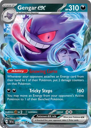 Gengar ex - 104/162 - Temporal Forces