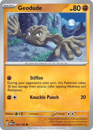 Geodude - 074/165 - 151 