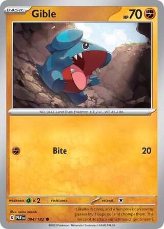 Gible - 094/182 - Paradox Rift  