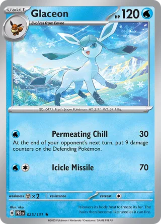 Glaceon - 025/131- Prismatic Evolutions