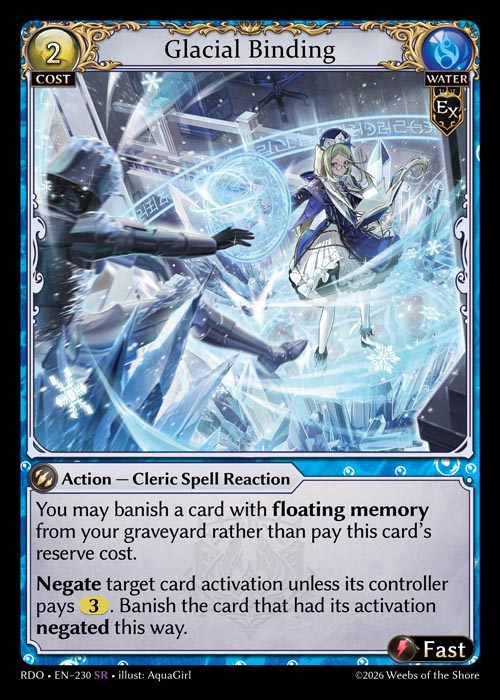 Glacial Binding - Radiant Origins - SR Water