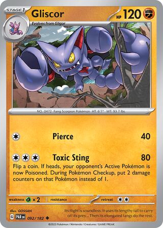 Gliscor - 092/182 - Paradox Rift 