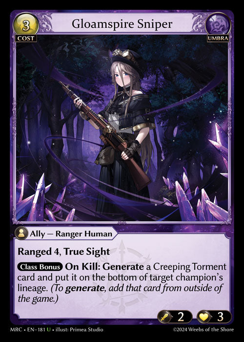 Gloamspire Sniper - Mercurial Heart -  U Umbra
